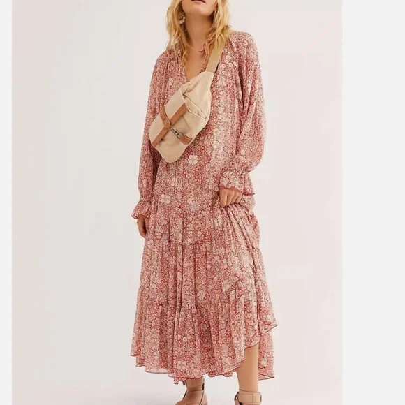 free people feeling groovy maxi dress Midi Free People invokes a spirit of femininity and creativity Feeling Groovy Maxi Dress |